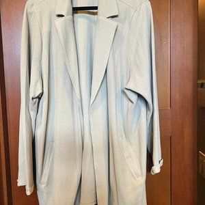 Nordstrom Caslon Open Front Blazer  TAN COBBLESTONE / 3X
